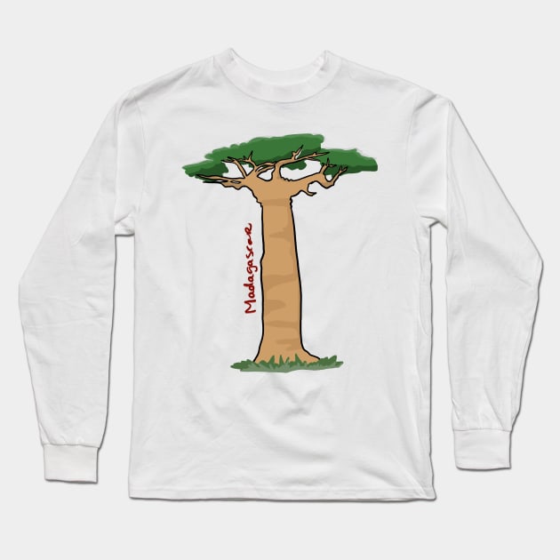 Baobab Tree Long Sleeve T-Shirt by The.Pretty.Latina